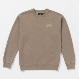 Volcom NWT Backwash Crewneck Teak Small
